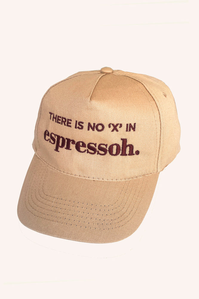 
            
                Load image into Gallery viewer, There is no X in Espressoh Baseball Cap
            
        